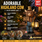 🐮Limited-Time Sale: 50% OFF✨ Solar Highland Cow Night Light – Adorable Garden Lantern That Glows Automatically at Night