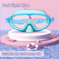 👓SUMMER GIFT – ONLY £8.99!!🏆#1 Bestselling🏊‍♀️HD children's large frame waterproof and anti-fog swimming goggles