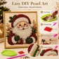 🎄Christmas Special Price￡7.99!!!🧘Relaxing & Beginner-Friendly - 🎨💎DIY Christmas Pearl Diamond Painting Art Kit🎅