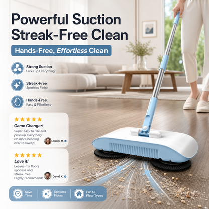 🥳SUMMER HOT SALE🥳💞50K+ SOLD!💥50% OFF! 🧹Smart Robot Vacuum Cleaner with Mop & Broom🤖