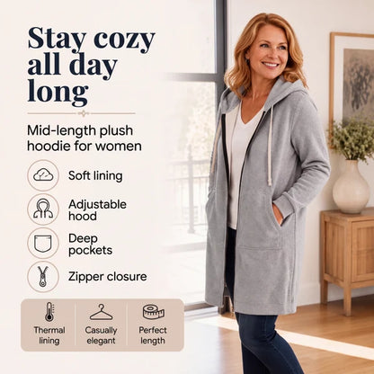 🌸Early Autumn Deals £12.99!!!🥰Women Casual Zip up Fleece Hoodies