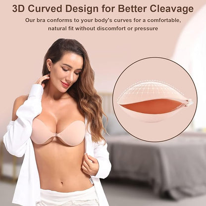 🔥Buy 1 Get 1 Free Price: Only £8.99!!🔥💥Magic Padded Sticky Bra - Enhance Your Bust in Seconds✨