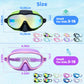 👓SUMMER GIFT – ONLY £8.99!!🏆#1 Bestselling🏊‍♀️HD children's large frame waterproof and anti-fog swimming goggles