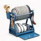 🍽️Last 24 Hours Surprise Price: Only £14.99!!!⚡Multi-Layer Steel Dish Drying Rack – Vertical Storage, Drip Tray, Tool-Free Install ✨