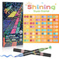 🎄Christmas Pre Sale￡7.99!!☃️🎨Glitter Effect Brush Markers🥇✨: Create Sparkling Art Smoothly 🥳(🌈24-96 Colors | Smooth No Clog | No Bleed Through📝)