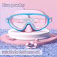 👓SUMMER GIFT – ONLY £8.99!!🏆#1 Bestselling🏊‍♀️HD children's large frame waterproof and anti-fog swimming goggles