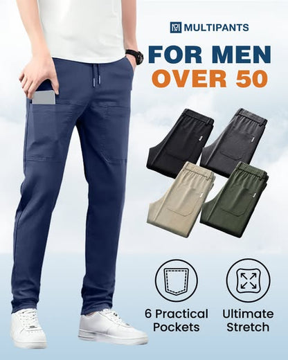 🔥SUMMER DAY SALE £15.99!!⚡50K+ SOLD!🔥MultiPants – High Stretch Multi-pocket Durable Cargo Pants