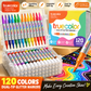 🎉Early Christmas Pre Sale￡8.99!!☃️🎁Magic Glitter Outline Markers✨Double-Ended Dual-Color Art Pens