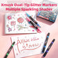 🎄Christmas Pre Sale￡7.99!!☃️🎨Glitter Effect Brush Markers🥇✨: Create Sparkling Art Smoothly 🥳(🌈24-96 Colors | Smooth No Clog | No Bleed Through📝)