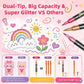 🎄Christmas Pre Sale￡7.99!!☃️🎨Glitter Effect Brush Markers🥇✨: Create Sparkling Art Smoothly 🥳(🌈24-96 Colors | Smooth No Clog | No Bleed Through📝)