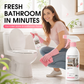 🏆Surprise Price: Only £ 7.99!!!🛁🧹 50% OFF! Bathroom Cleaner Spray – dissolves limescale, soap scum & water stains without scrubbing. Multi-surface for glass, tiles & taps – leaves a fresh botanical scent. Gentle formula, no harsh fumes! ✨💪