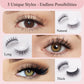 ⏳Limited-time sale ONLY ￡6.99!!🌸Self-Adhesive Reusable Lashes – 3-Sec Application, No Glue Needed