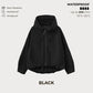 ⏳Limited-Time Sale: 50% OFF💥🧥Wide-Brim Hood💧Short Oversized Rain Jacket With Bubble Hem,Adjustable Cuffs