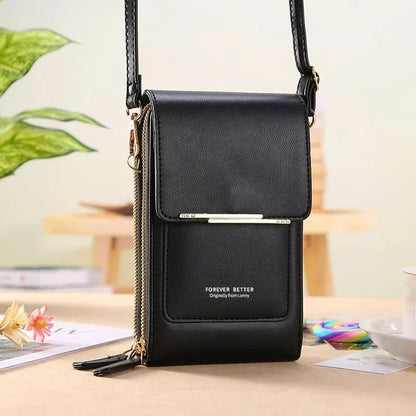 👜Last Day Promotion:ONLY ￡7.99!!💧 Simple and elegant women's touchscreen crossbody phone wallet📱