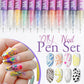 🎁The Best Gift For Kids -Only £ 7.99!!!⏳🎨12 Colors Nail Art Pens Set