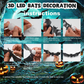 🏆Surprise Price: Only £8.99!!!🦇Halloween 3D Bat LED Wall Light Decor