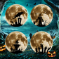 🏆Surprise Price: Only £8.99!!!🦇Halloween 3D Bat LED Wall Light Decor