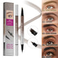 🥳Last Day Buy 1 Get 1 Free Special Price:£9.99!!💞2-in-1 Waterproof Liquid Brow Pen