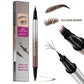 🥳Last Day Buy 1 Get 1 Free Special Price:£9.99!!💞2-in-1 Waterproof Liquid Brow Pen