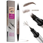 🥳Last Day Buy 1 Get 1 Free Special Price:£9.99!!💞2-in-1 Waterproof Liquid Brow Pen