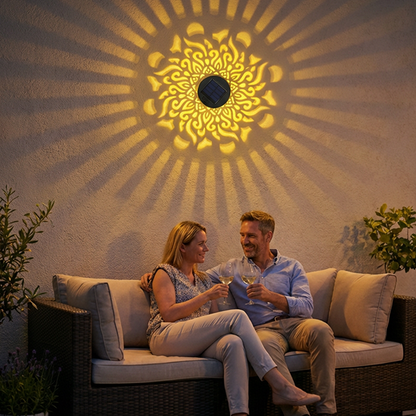🏵️Limited-time Special Price:£ 7.99!!!⏰Solar-Powered Mandala Projector Light