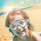 👓SUMMER GIFT – ONLY £8.99!!🏆#1 Bestselling🏊‍♀️HD children's large frame waterproof and anti-fog swimming goggles