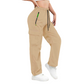 ⏳LAST DAY SALE ONLY ￡12.99!!💥 Women's Multi-Cargo Pants with Pockets – Loose Fit, Drawstring Waist, Breathable ✨👖