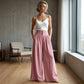⏳Limited-time Special Price:£15.99!!!💥🌷Elegant Discount-🌼Women's High-Waist Pleated Wide-Leg Pants🌸