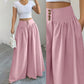 ⏳Limited-time Special Price:£15.99!!!💥🌷Elegant Discount-🌼Women's High-Waist Pleated Wide-Leg Pants🌸