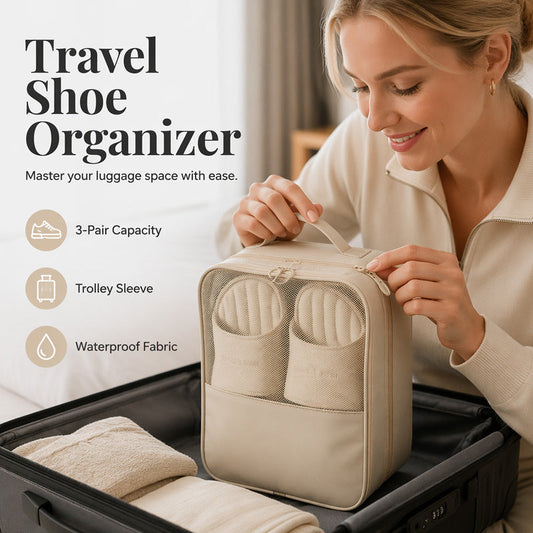 🏆Surprise Price: Only £8.99!!!💥Portable Travel Shoe Bag for Luggage