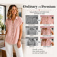 🥳SUMMER HOT SALE🥳💞50K+ SOLD!💥50% OFF! 👚Women's Elegant V-Neck Pleated Short Sleeve Shirt