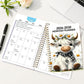 🏆Surprise Price: Only £8.99!!!🐮 2026–2030 Monthly Planner ✨ Cute Highland Cow 5-Year Calendar | Large Monthly Blocks for Long-Term Planning