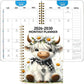 🏆Surprise Price: Only £8.99!!!🐮 2026–2030 Monthly Planner ✨ Cute Highland Cow 5-Year Calendar | Large Monthly Blocks for Long-Term Planning
