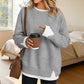 ⏳ Limited Time 50% Off! 💗Women's Loose Faux Two-Piece Sweatshirt 