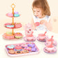 🎄Christmas Pre Sale 50% Off!!☃️Unicorn Castle Pretend Teapot Set🫖🍰