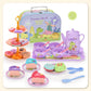 🎄Christmas Pre Sale 50% Off!!☃️Unicorn Castle Pretend Teapot Set🫖🍰