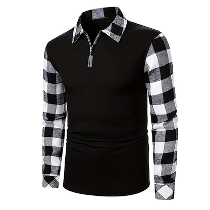 👔LAST DAY SALE 60% OFF⚡50K+ SOLD👔 Men's Casual Long Sleeve Half-Zip Shirt