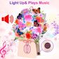 🎄Early Christmas Pre Sale 50% Off !!!☃️3D Pop-Up Musical Flower Bouquet Card with Lights💐
