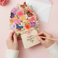 🎄Early Christmas Pre Sale 50% Off !!!☃️3D Pop-Up Musical Flower Bouquet Card with Lights💐