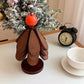 🎄Early Christmas Pre Sale￡9.99!!☃️Foldable Wooden Tree-Shaped Trivet Set for Hot Dishes & Coasters