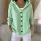 🥳AUTUMN HOT SALE🥳🍂50K+ SOLD!💥50% OFF! 🧥Women's Hooded Button-Up Knit Cardigan🧶