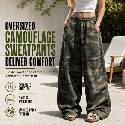 🥳AUTUMN HOT SALE🥳🍂50K+ SOLD!💥50% OFF!👖 Women's Vintage Washed Wide-Leg Sweatpants