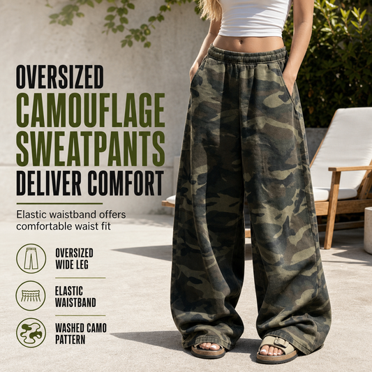 🥳AUTUMN HOT SALE🥳🍂50K+ SOLD!💥50% OFF!👖 Women's Vintage Washed Wide-Leg Sweatpants