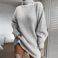 🍂Autumn Surprise Price: Only £15.99!!!🔥Women's Cozy Turtleneck Knit Sweater Dress