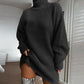 🍂Autumn Surprise Price: Only £15.99!!!🔥Women's Cozy Turtleneck Knit Sweater Dress