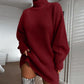 🍂Autumn Surprise Price: Only £15.99!!!🔥Women's Cozy Turtleneck Knit Sweater Dress