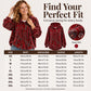 ⏳Last Day Special Price:£17.99!!!💥Women's Paisley Print Drawstring Hoodie