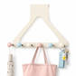🏆Surprise Price: Only £9.99!!!🌈Cream Over the Door Hook Organizer Rack Heightened and Reinforced Punch Free Heavy Duty Coat Hat and Bag Hanging Rack for Bedroo🚪