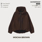 ⏳Limited-Time Sale: 50% OFF💥🧥Wide-Brim Hood💧Short Oversized Rain Jacket With Bubble Hem,Adjustable Cuffs